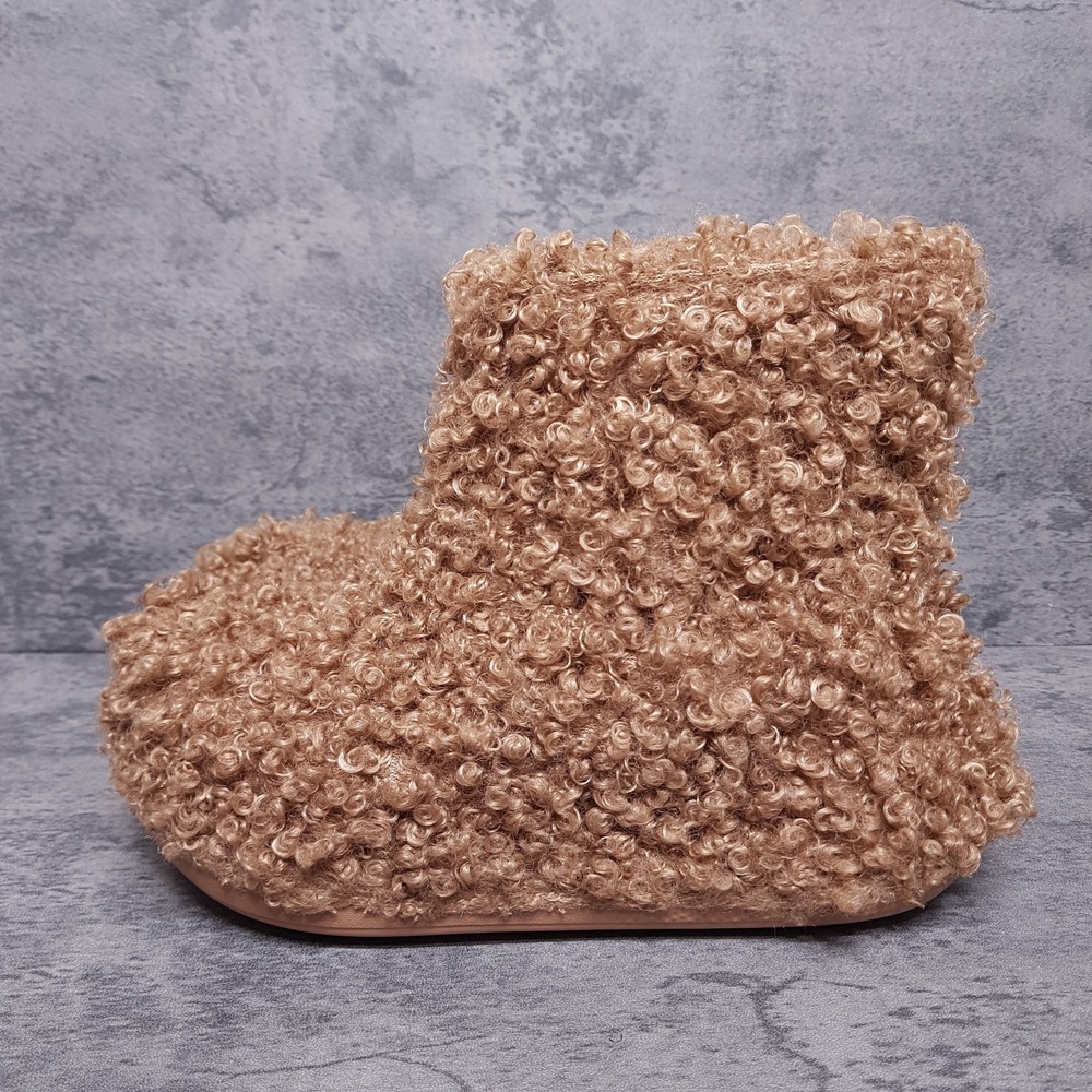 CROCS Crush Doodle Fur Pull On Winter Boots Limited Edition Womens 6‎ Mens 4